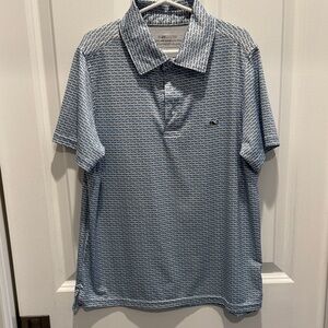 Vineyard Vines Boys' Performance Printed Sankaty Polo